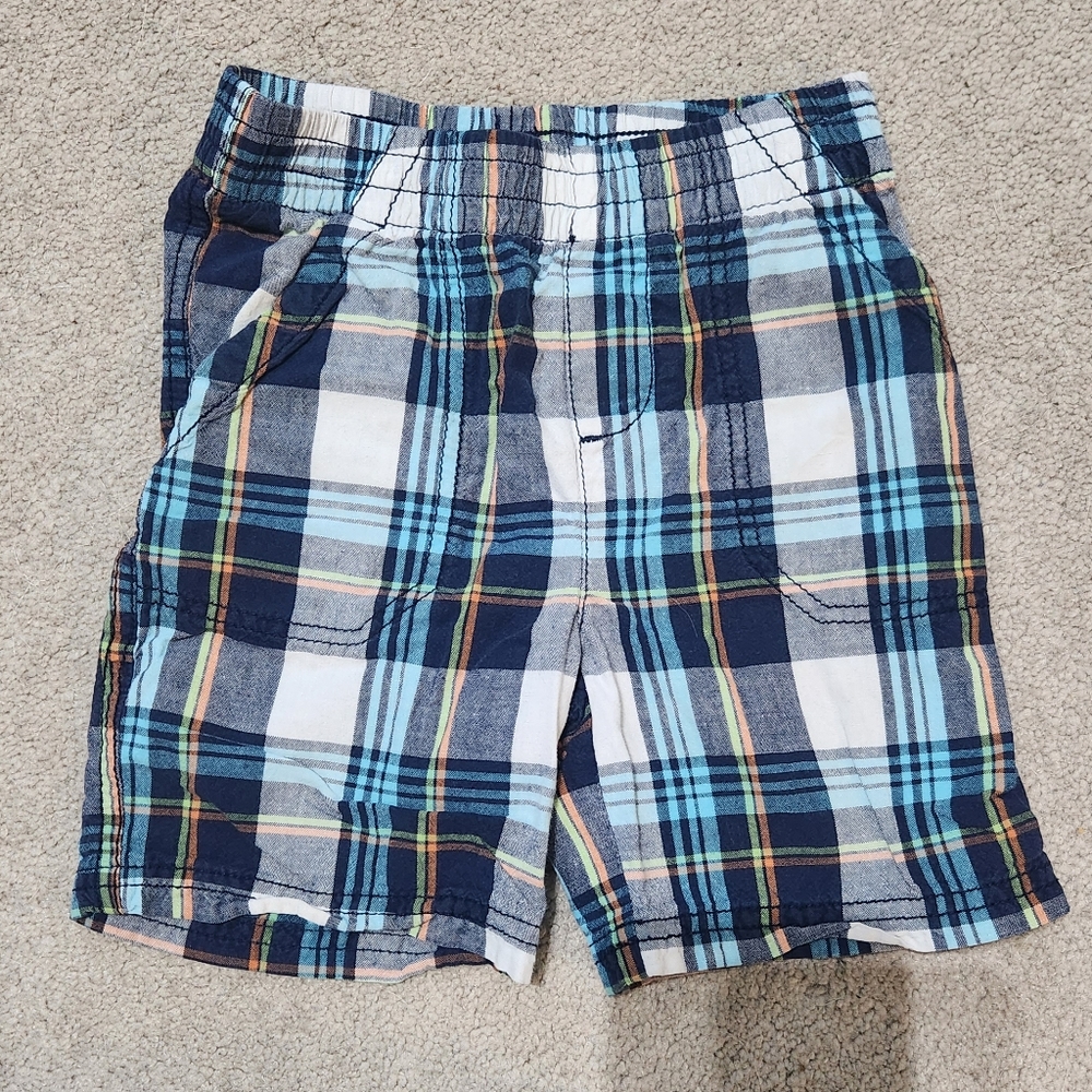Plaid boys shorts